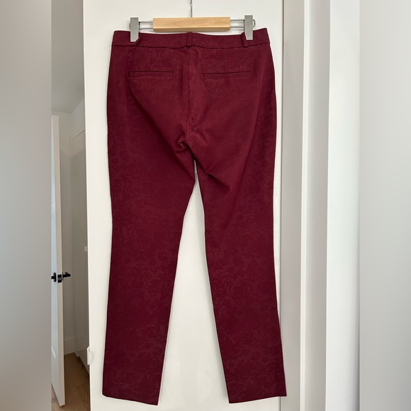 Banana Republic Sloan pants, size 0, red - Picture 2 of 3